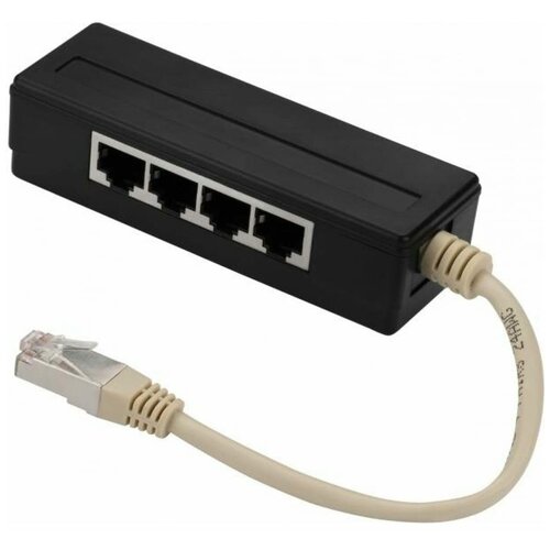 переходник twt с порта rj 45 на порт rj 12 twt ad4512 Разветвитель TWT TWT-Y-1P4H на 4 параллельных порта, горизонтальный