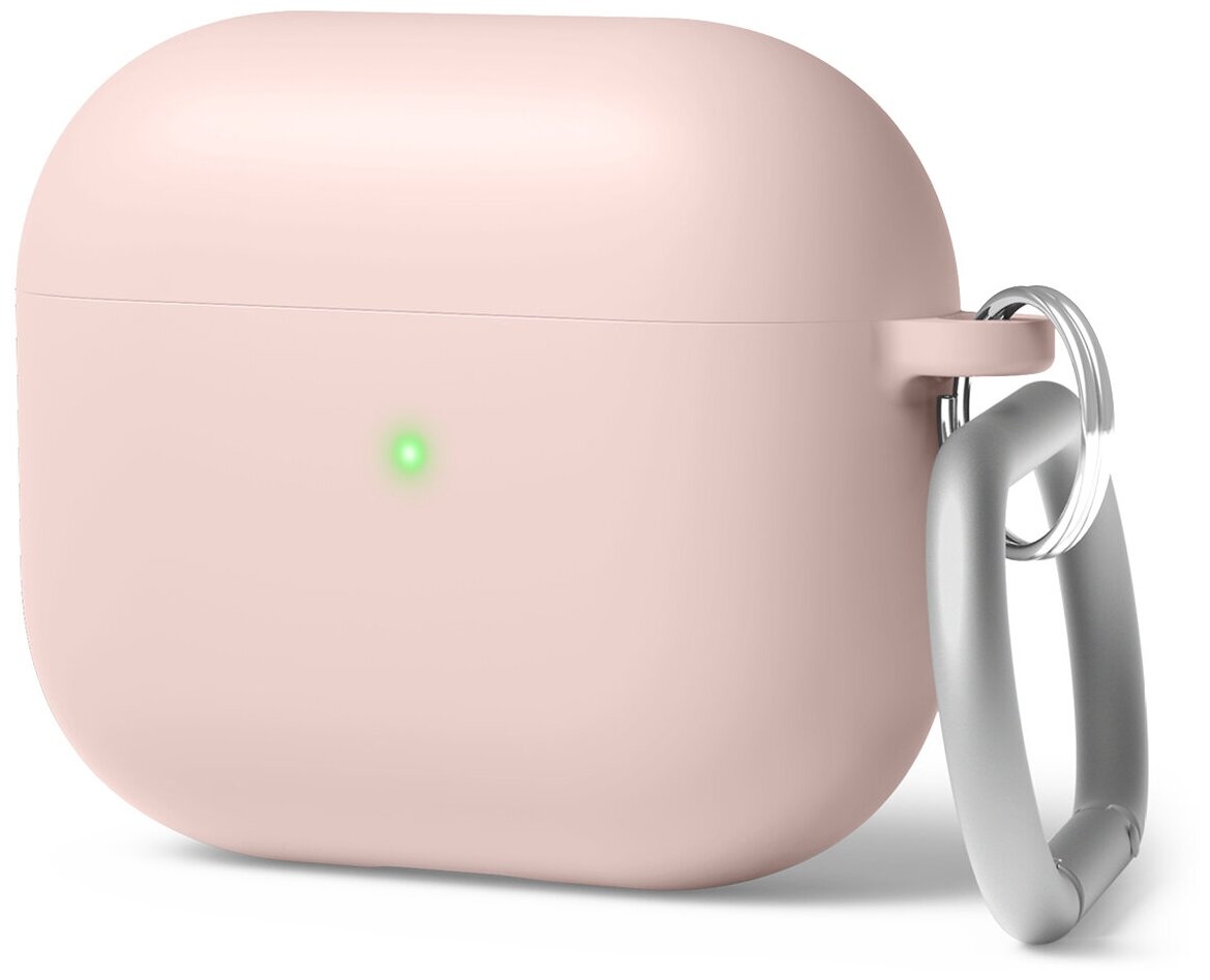 Elago для AirPods 3 (2021) чехол Liquid silicone Hang Lovely Pink