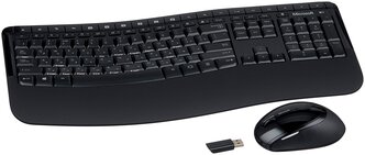 Клавиатура и мышь Microsoft Wireless Comfort Desktop 5050 Black USB