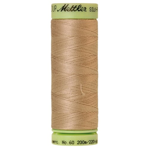 Нить для машинного квилтинга SILK-FINISH COTTON 60, 200 м 100% хлопок 1222 Sandstone ( 9240-1222 )