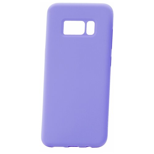 фото Чехол на samsung galaxy s8 kruche silicone plain lilac purple