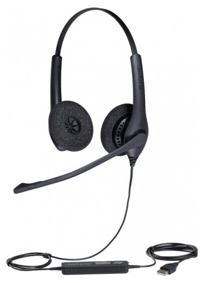 Гарнитура Jabra BIZ 1500 Duo USB (1559-0159)