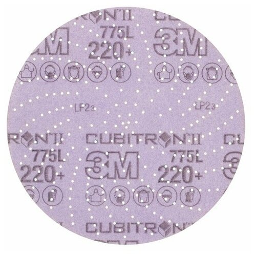 Шлифовальный круг Клин Сэндинг, 220+, 150 мм, Cubitron II, Hookit 775L, № 64271 5 шт./уп.