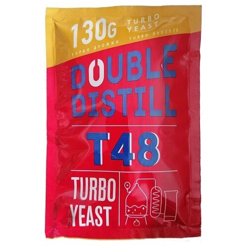 Дрожжи спиртовые Double Distill T48 Turbo 130гр Великобритания Дрожжи спиртовые Double Distill T48 Turbo 130гр