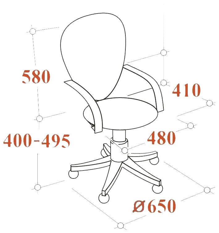 Компьютерное кресло EasyChair 225 DSL PTW офисное