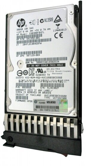 Жесткий диск HP EG0300FBVFL 300Gb SAS 2,5" HDD