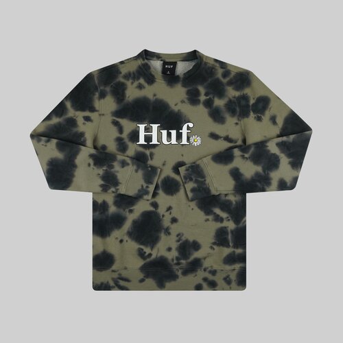 Толстовка HUF, размер L, зеленый