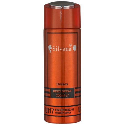 Парфюмированный дезодорант-спрей для тела Silvana Escentric 01, 200ml