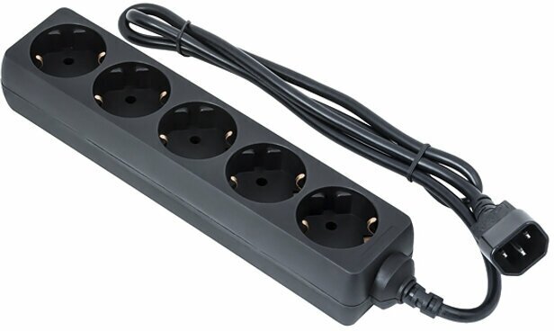 Сетевой фильтр ExeGate 5 Sockets 0.5m SPU-5-0.5B Black 221200