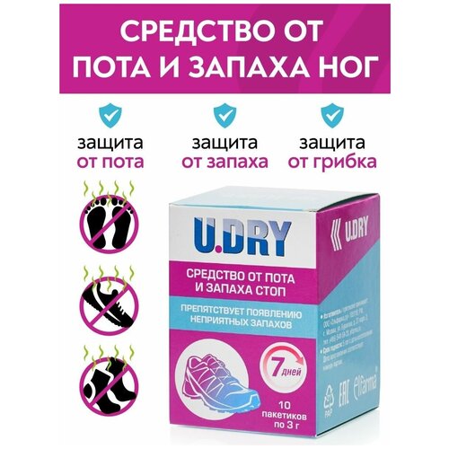 Дезодорант для ног от запаха и пота dry