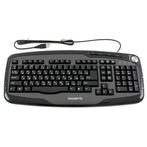 Клавиатура GIGABYTE GK-K6800 Black USB 178100₽