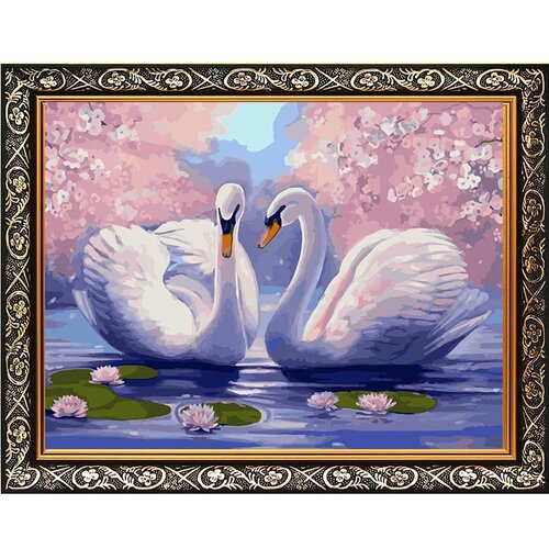 Набор на атласе для вышивания чешским бисером 