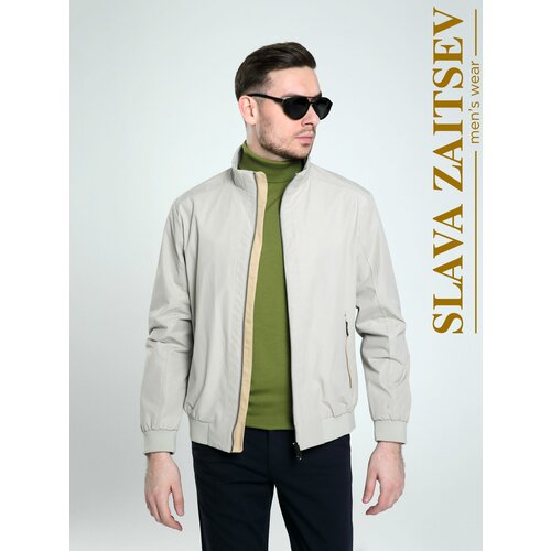 фото Мужская ветровка slava zaitsev, (58), светло-бежевый