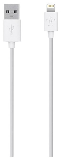 Кабель Belkin MIXIT USB - Apple Lightning (F8J023bt04), white