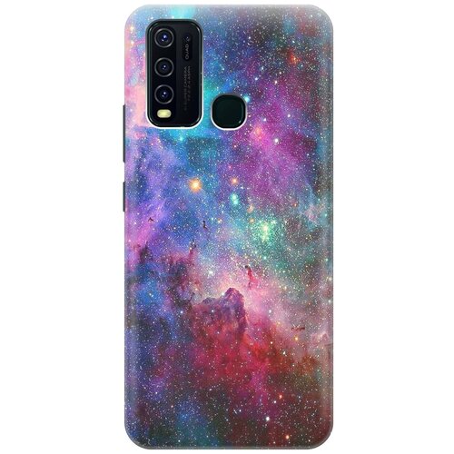 фото Cиликоновый чехол на vivo y30 / виво у30 с принтом "волшебный космос" gosso