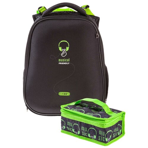 фото Школьный рюкзак hatber ergonomic classic music с термосумкой