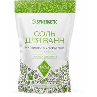 Соль для ванн магниево-сульфатная с маслом эвкалипта SYNERGETIC