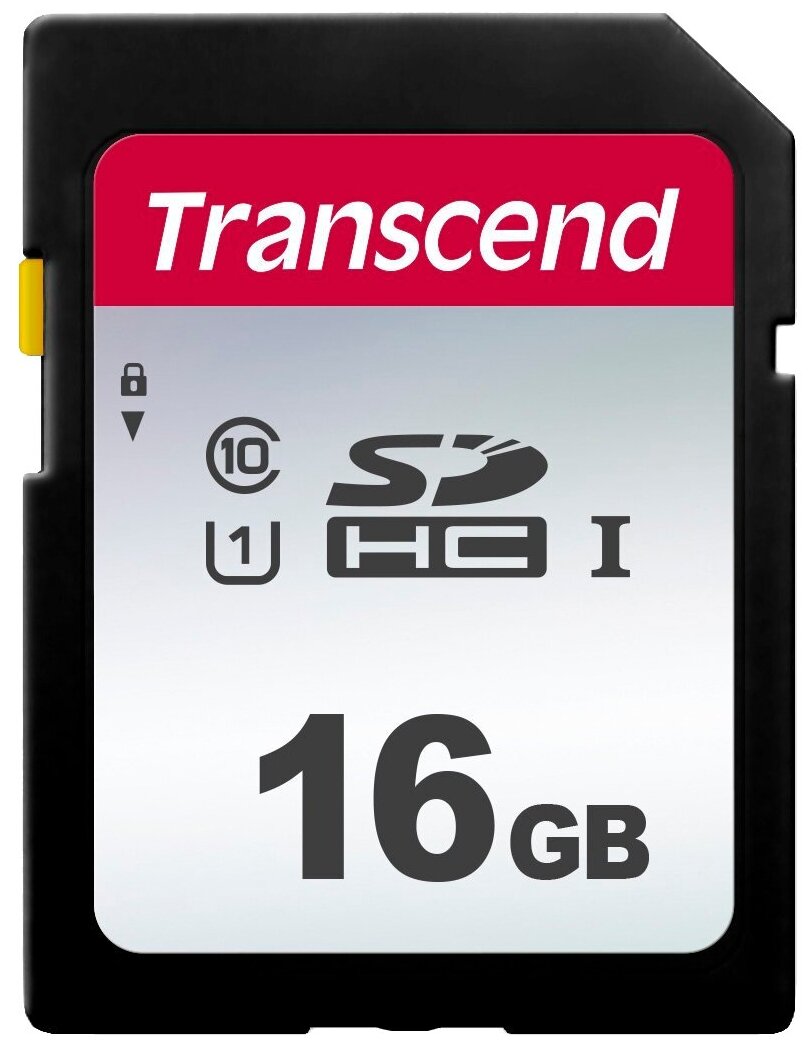 Карта памяти Transcend SDHC 16GB 300S UHS-I U1