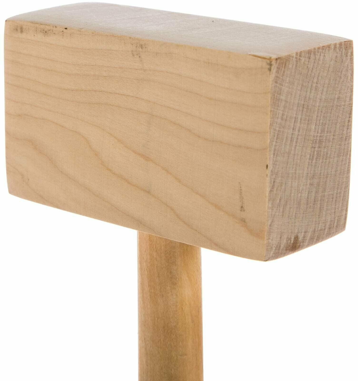 киянка деревянная прямоугольная 600г зубр 2045-06 - фото №19