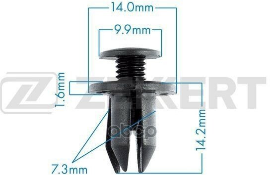 Клипса Крепёжная General Motors Honda Mazda Subaru Toyota (Миним. Кол-Во Заказа 10 Шт) Zekkert арт. be-3394