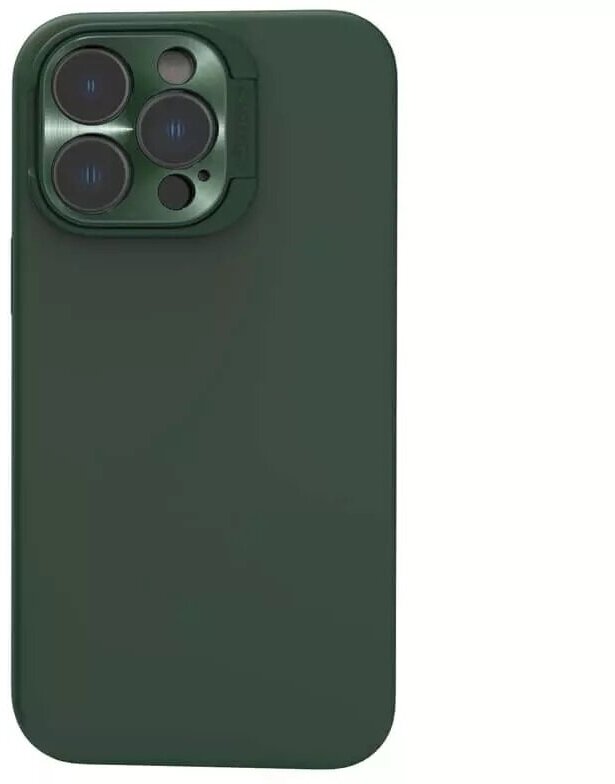 Чехол для iPhone 14 Pro с защитой камеры MagSafe Nillkin LensWing Magnetic Case - Зеленый