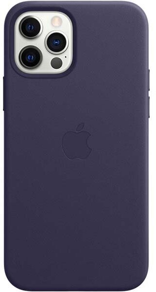 Чехол Apple iPhone 12/12 Pro Leather Case MagSafe Deep Violet