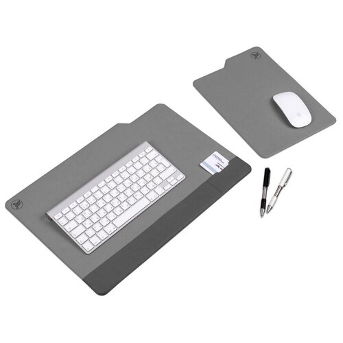 фото Flexpocket / настольный коврик / коврик для мыши / плейсмат / коврик на стол 450х305 мм + 220x305 мм серый