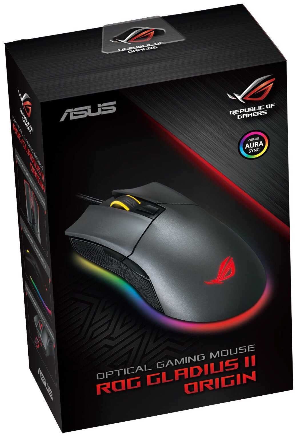 Мышь ASUS ROG Gladius II Origin, черный