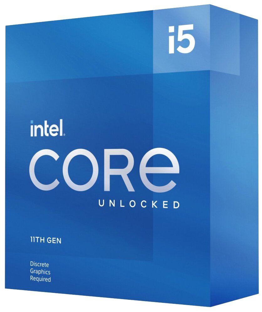 Процессор Intel Core i5-11600KF LGA1200, 6 x 3900 МГц, BOX