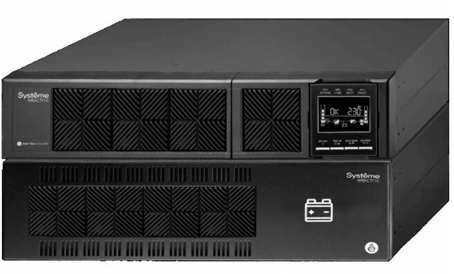 Блок бесперебойного питания Systeme Electriс SRVSE6KRTXLI4U Smart-Save Online SRV, 6000ВА/5400Вт, Rack 4U black