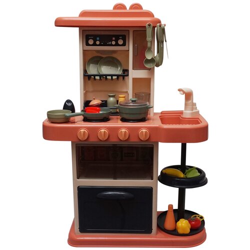 фото Игровой набор кухня-модуль на батарейках, 38 предметов арт 889-186 jia yu toys
