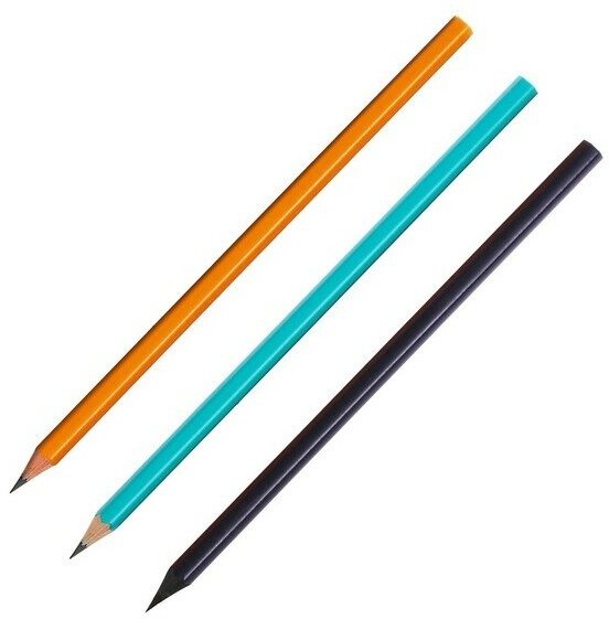 Набор карандашей чернографитных HВ, Calligrata, пластиковых, корпус микс