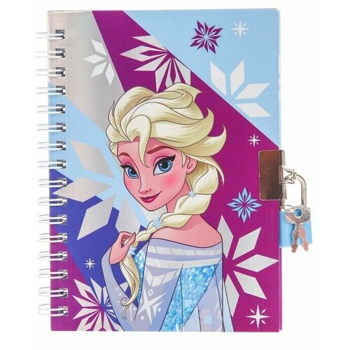 Записная книжка на замочке А6 Эльза Холодное сердце 50 листов 750₽