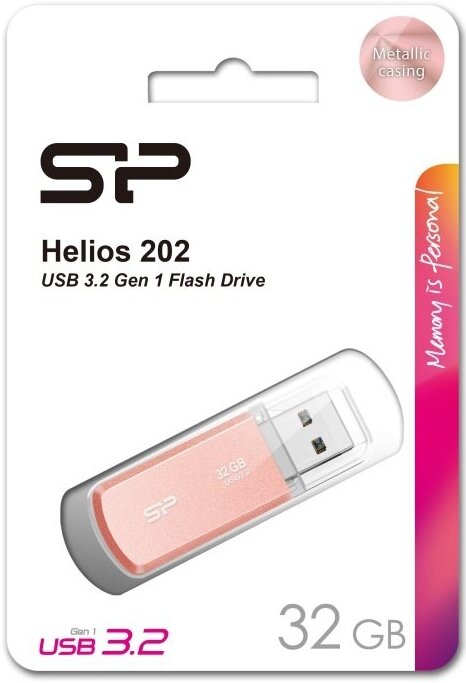 Флеш-накопитель Silicon Power Helios 202 USB 3.2 32GB розовый