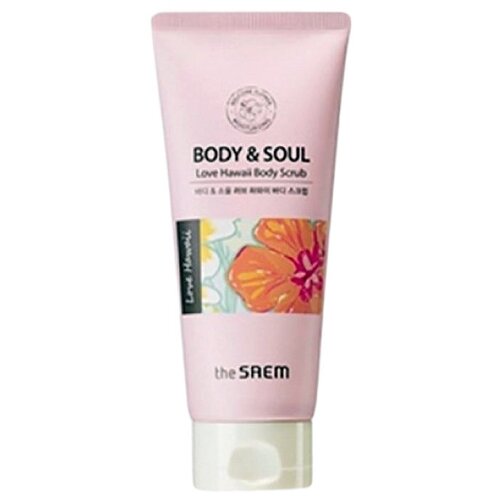 The Saem Скраб для тела с экстрактом гибискуса Body  Soul Love Hawaii Body Scrub, 200мл