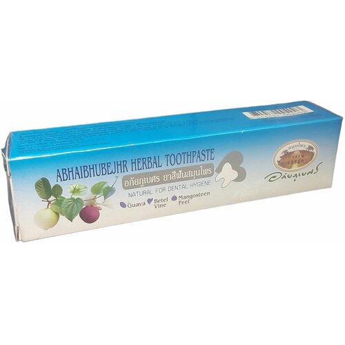 Травяная зубная паста Natural for dental hygiene Abhaibhubejhr, Тайланд, 70гр.