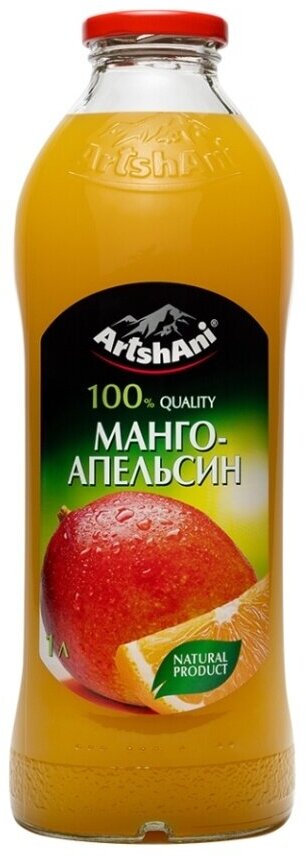 Нектар ArshAni манго-апельсин, стеклянная бутылка