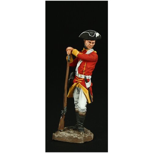 Оловянный солдатик SDS: Рядовой 29-го Линейного Полка, Война за Независимость, Бостон, 1770 г
