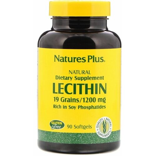 Nature's Plus Lecithin (Лецитин) 1200 мг 90 капсул