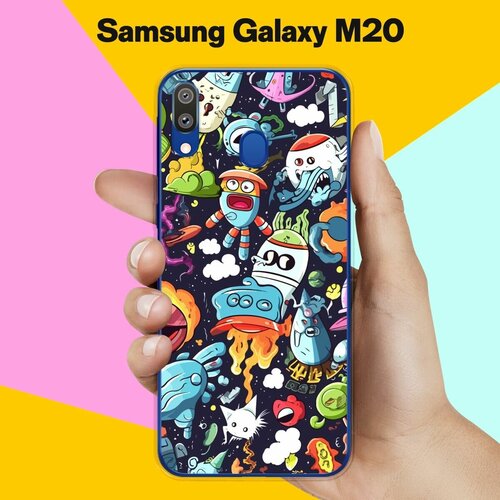 Силиконовый чехол на Samsung Galaxy M20 Пак / для Самсунг Галакси М20