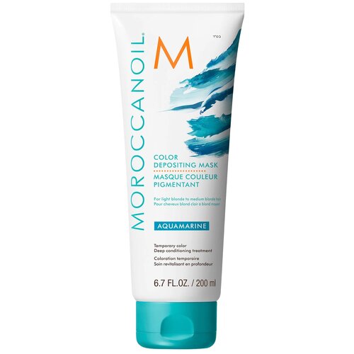 Купить Moroccanoil Color Depositing Маска тонирующая для волос Aquamarine, 200 мл