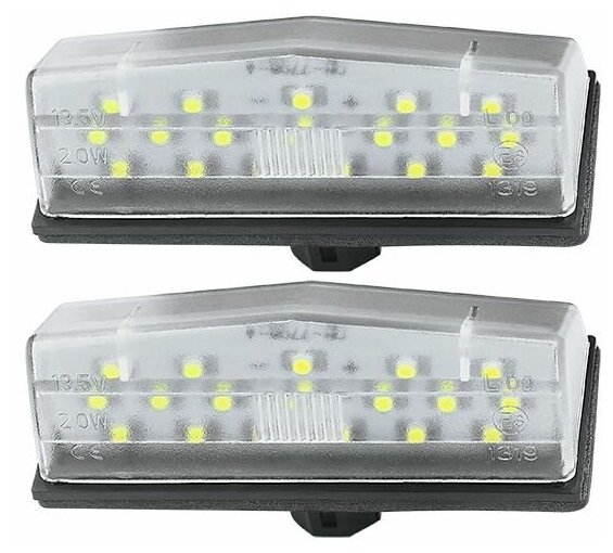 Светодиодная LED подсветка номера Toyota RAV4 2шт OEM 81270-53011