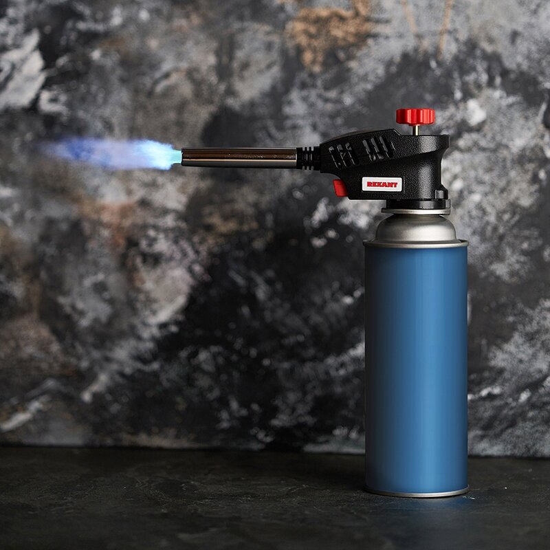 Газовая горелка-насадка с пьезоподжигом паяльного типа с узким соплом GT-30