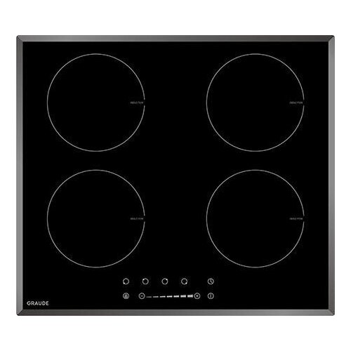Встраиваемые индукционные панели Graude Индукционная 590 х 62 х 520 мм индукционная Сенсорное управление Исполнение facette 9 ступеней нагрев 2233000₽