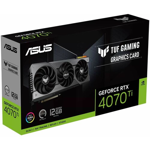 Видеокарта Asus NVIDIA GeForce RTX 4070TI 12288Mb 192 GDDR6X TUF-RTX4070TI-12G-GAMING 18484800₽