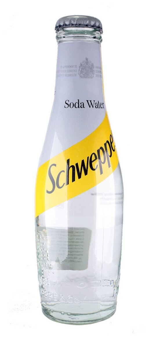 Schweppes Soda Water, 200мл стекло, 1шт, Великобритания