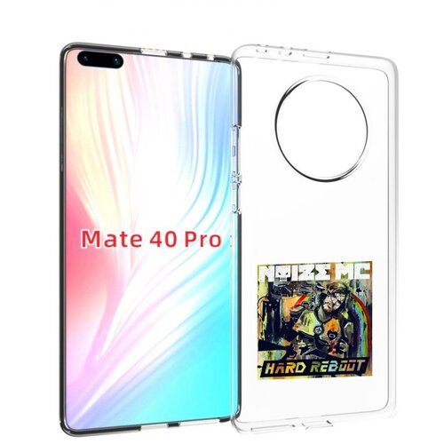 Чехол MyPads Hard Reboot Noize MC для Huawei Mate 40 Pro (NOH-NX9) задняя-панель-накладка-бампер