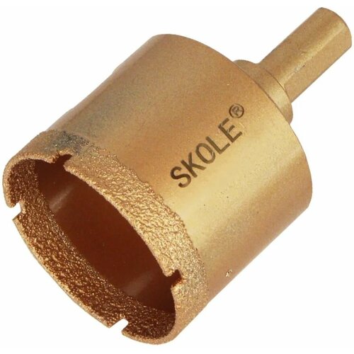 Коронка алмазная 70 мм по керамограниту SKOLE PROFI