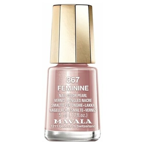 Mavala Лак для ногтей Nail Color Pearl, 5 мл, 367 Feminine