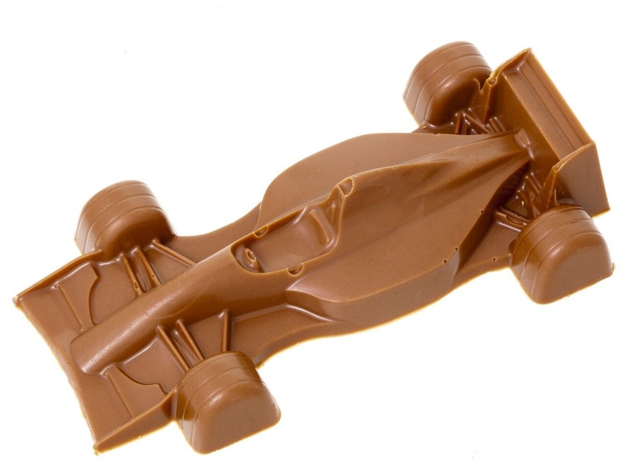 Подарочная шоколадная фигура Frade/Фраде - Болид (вес 30 гр) (молочный)